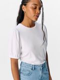 OBJECT BALLOON SLEEVED TOP, White, highres - 23034454_White_006.jpg