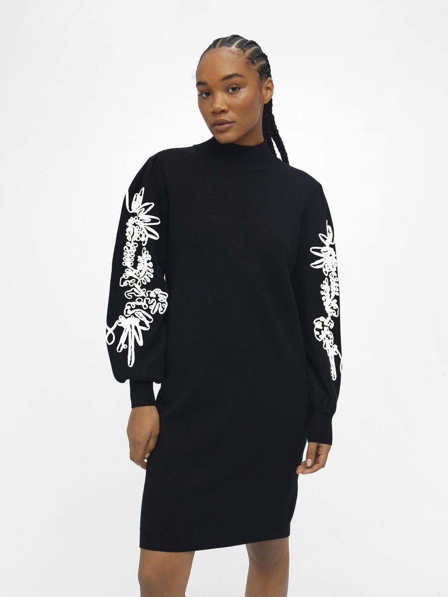 Object Collectors Item AVEC BRODERIE MINI-ROBE, Black, highres - 23040086_Black_003.jpg