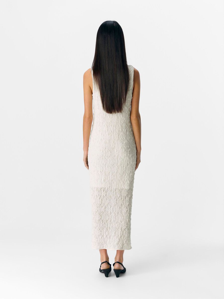 OBJECT SLEEVELESS MIDI DRESS, Cloud Dancer, highres - 23046410_CloudDancer_004.jpg