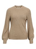 Product image thumbnail - KNITTED PULLOVER, Desert Taupe | 1