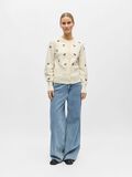 Product image thumbnail - EMBROIDERED CARDIGAN, Birch | 4