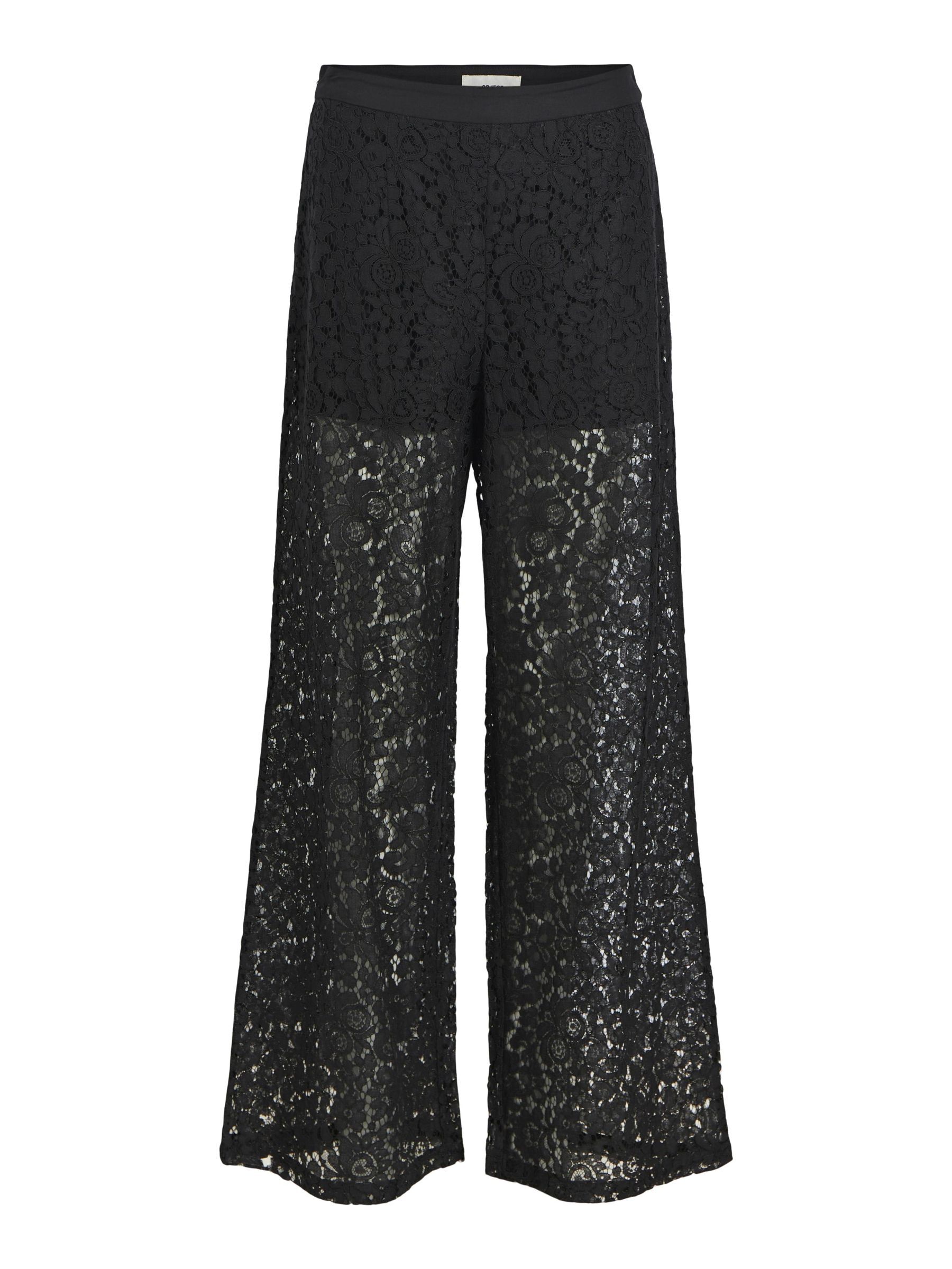 Schwarze hose mit spitze clearance