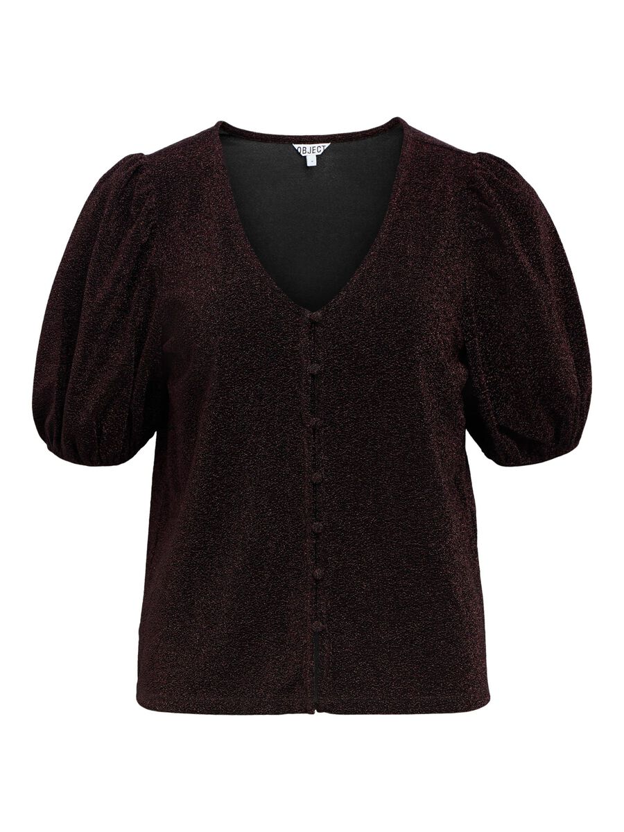 Product carousel image - GLITTER TOP, Black | 1