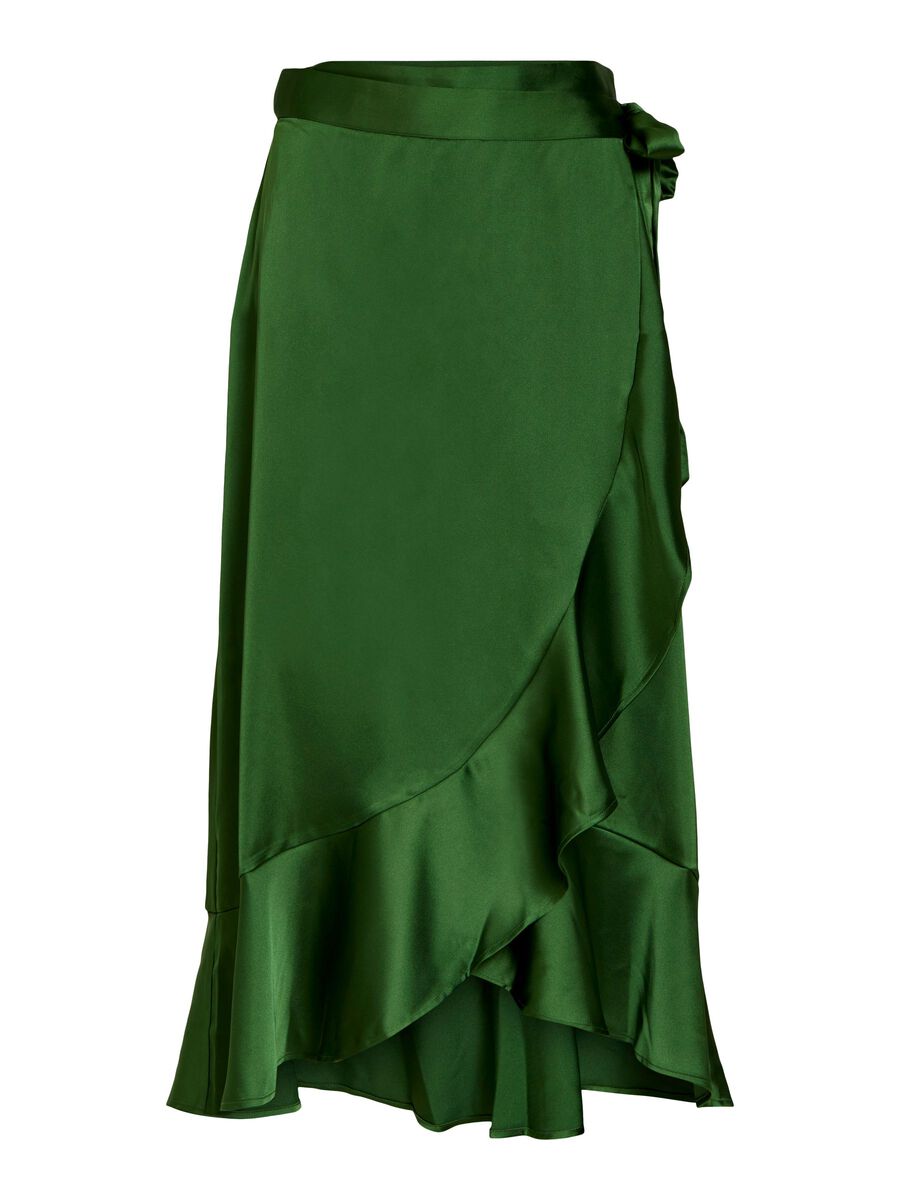 OBJECT SATIN- SLÅ-OM-NEDERDEL, Artichoke Green, highres - 23039262_ArtichokeGreen_001.jpg