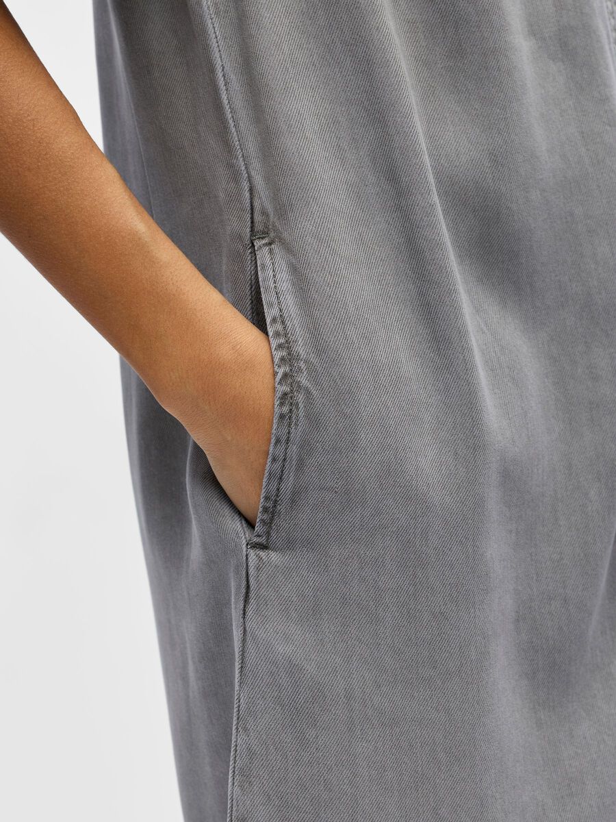 Carousel image - DENIM KORT KJOLE, Light Grey Denim | 5