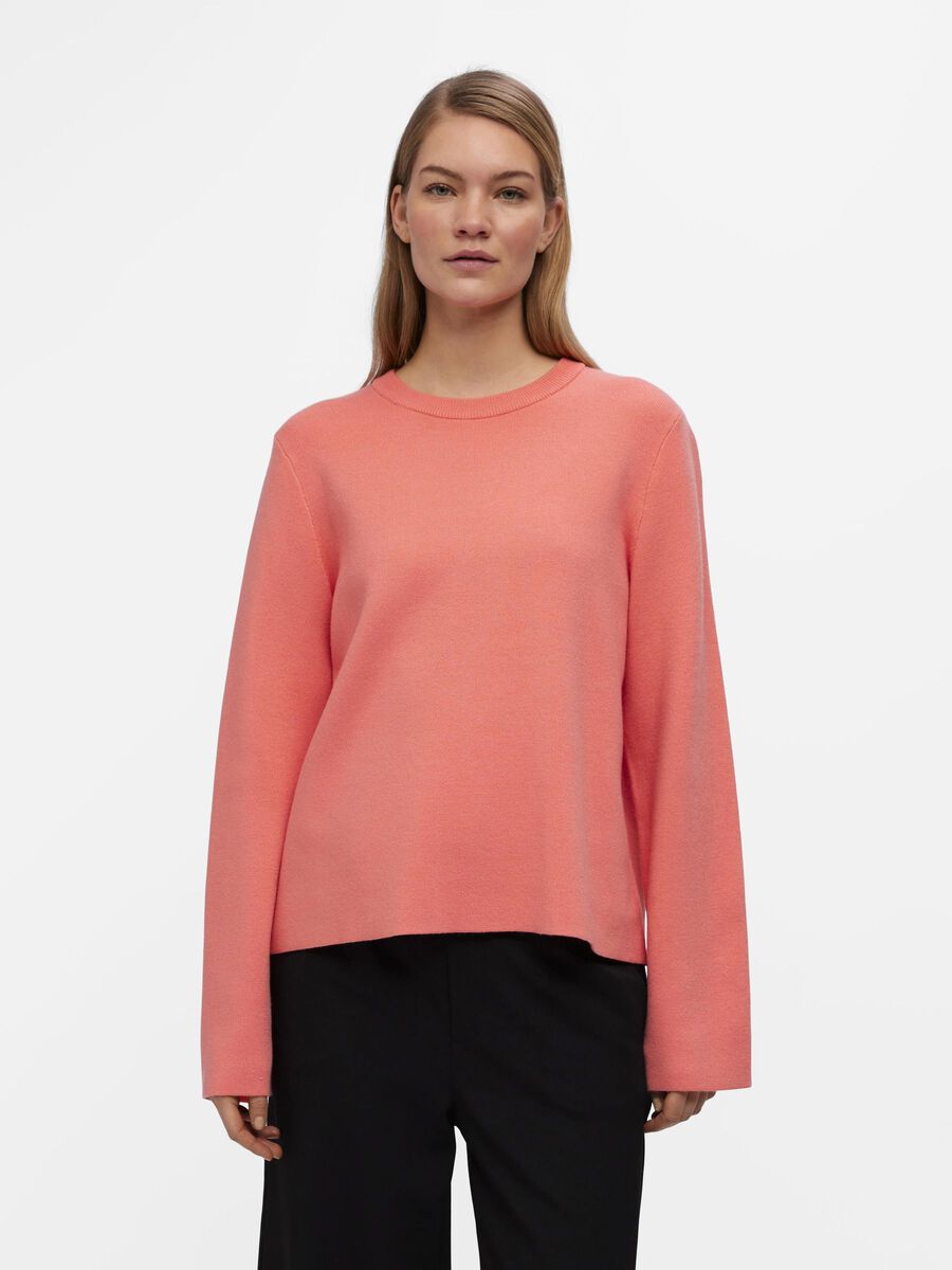 Object Collectors Item LONG SLEEVED KNITTED PULLOVER, Georgia Peach, highres - 23043511_GeorgiaPeach_003.jpg