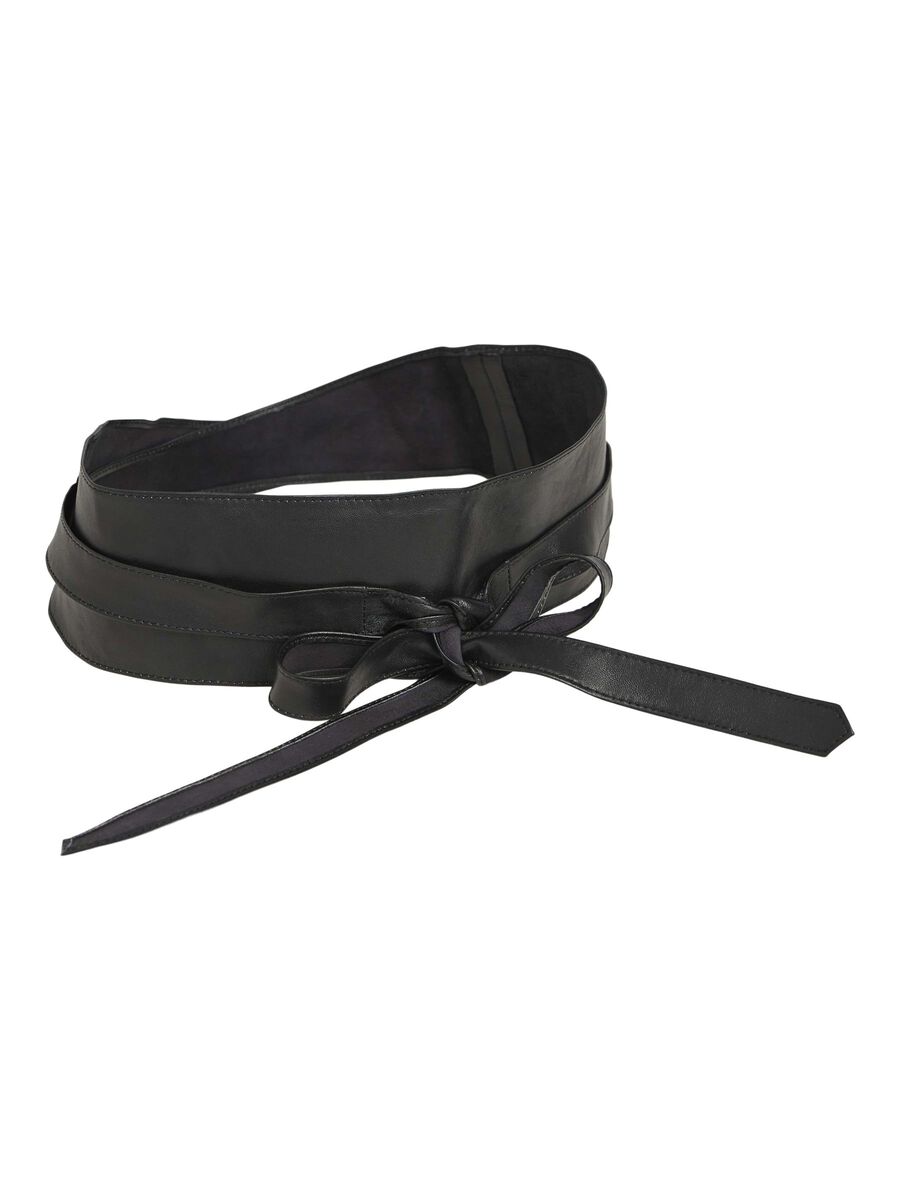 OBJECT LEREN RIEM, Black, highres - 23043055_Black_001.jpg