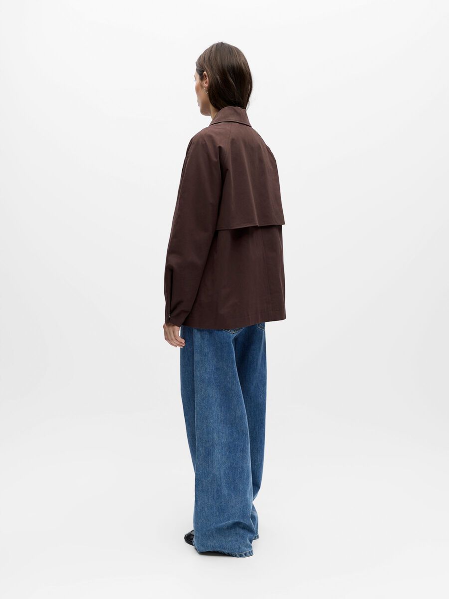 Product carousel image - CASUAL SHORT JACKET, Seal Brown | 2