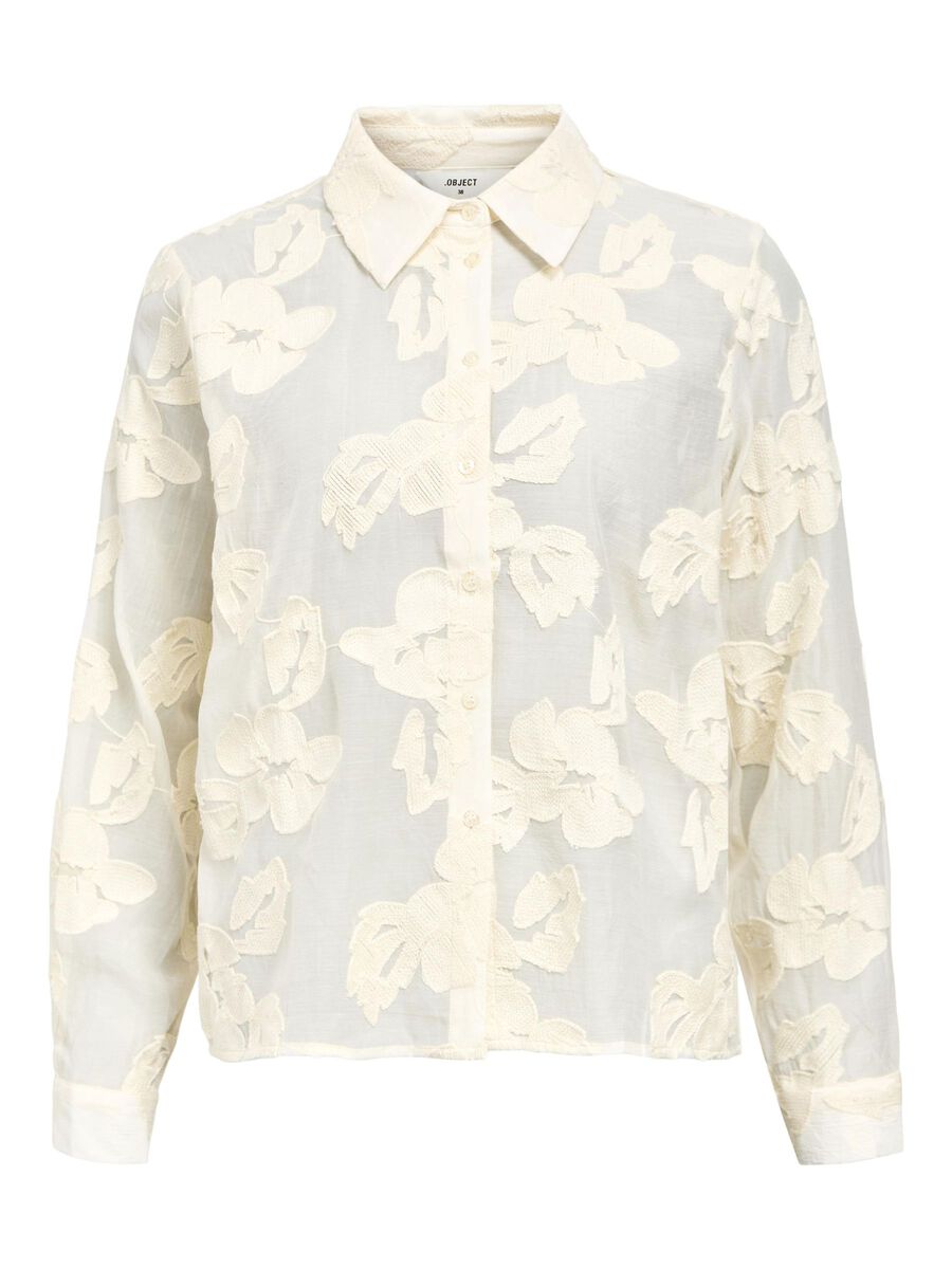 Carousel image - SHEER SHIRT, White Sand | 1