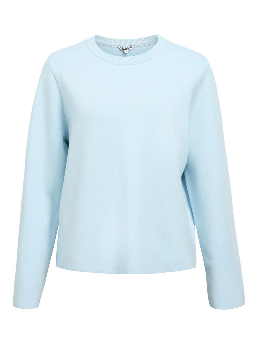 Carousel image - LONG SLEEVED KNITTED PULLOVER, Winter Sky | 1