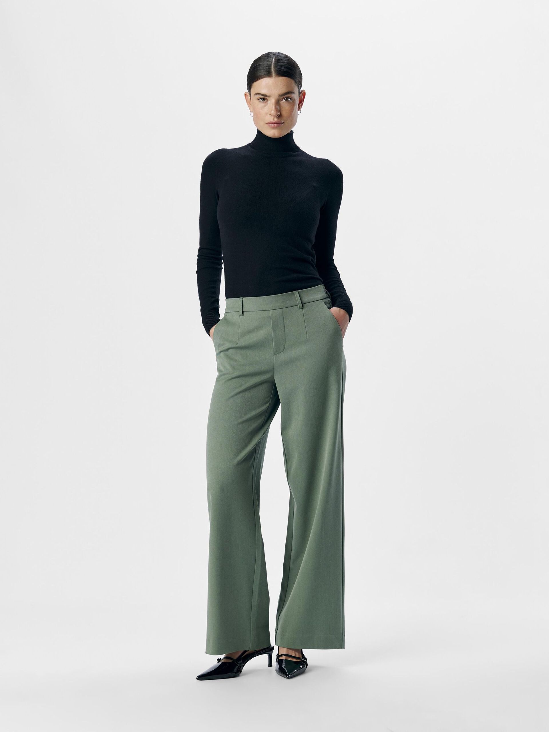 Carousel image - OBJLISA TROUSERS, Laurel Wreath | 4