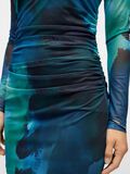Product image thumbnail - PRINTED MESH MAXI DRESS, Sky Captain | 5