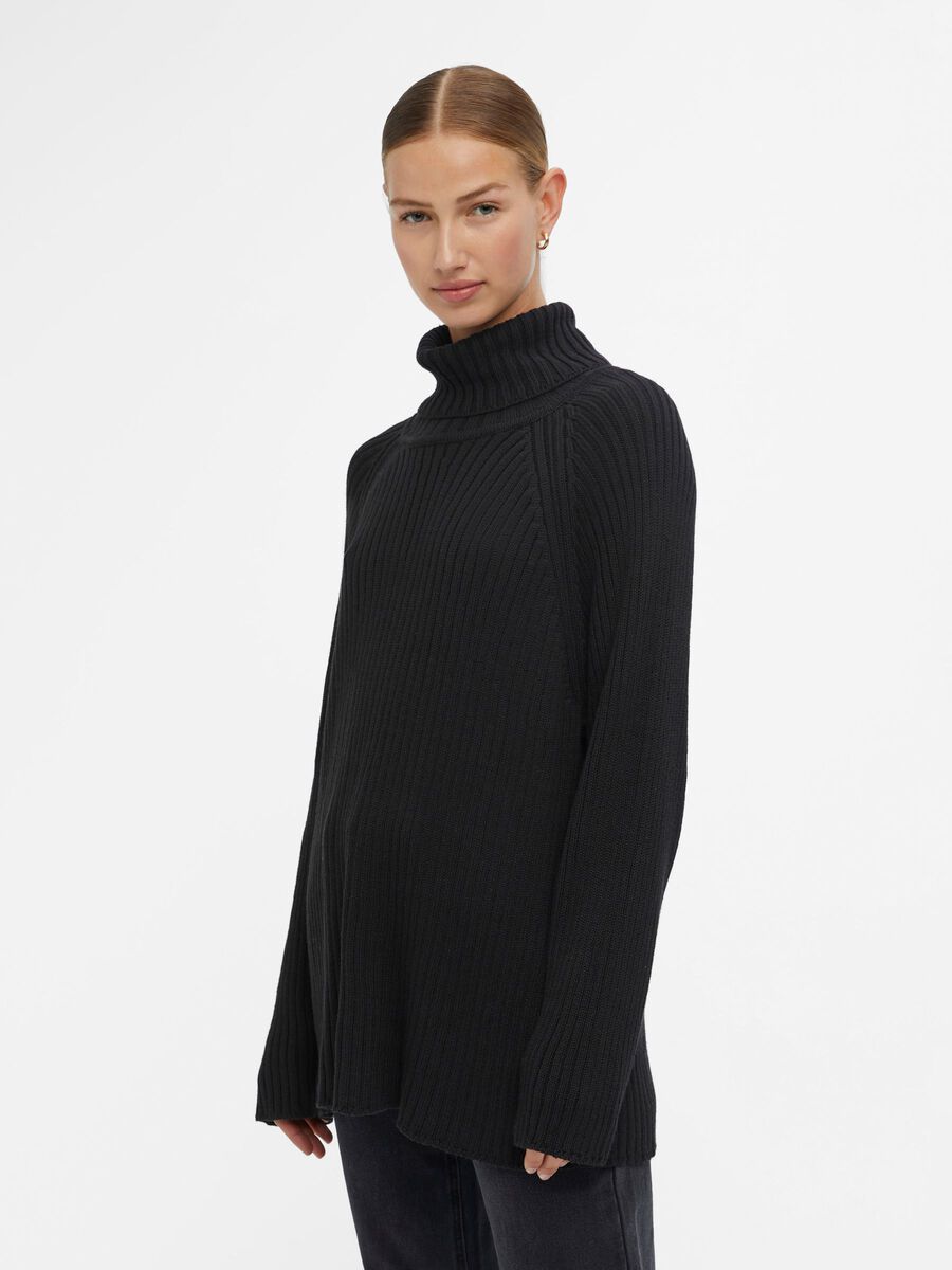Object Collectors Item RIBBET STRIKKET PULLOVER, Black, highres - 23040385_Black_003.jpg