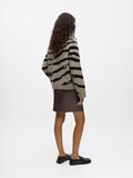 Product image thumbnail - PATTERNED KNITTED JUMPER, Morel | 3