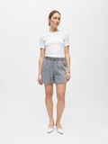 Product image thumbnail - RELAXED DENIM SHORTS, Light Grey Denim | 4