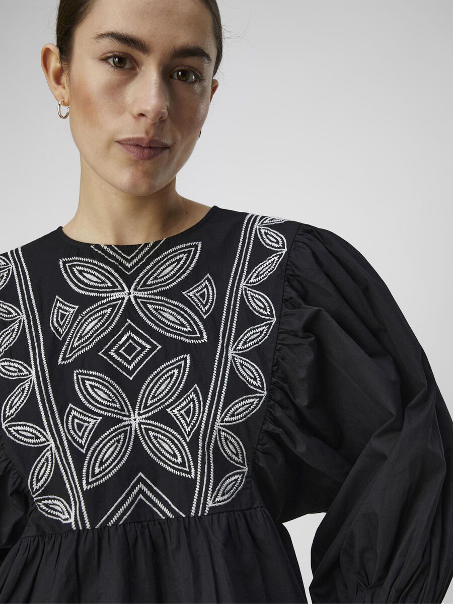 Object Collectors Item EMBROIDERED BLOUSE, Black, highres - 23044125_Black_1101425_003.jpg