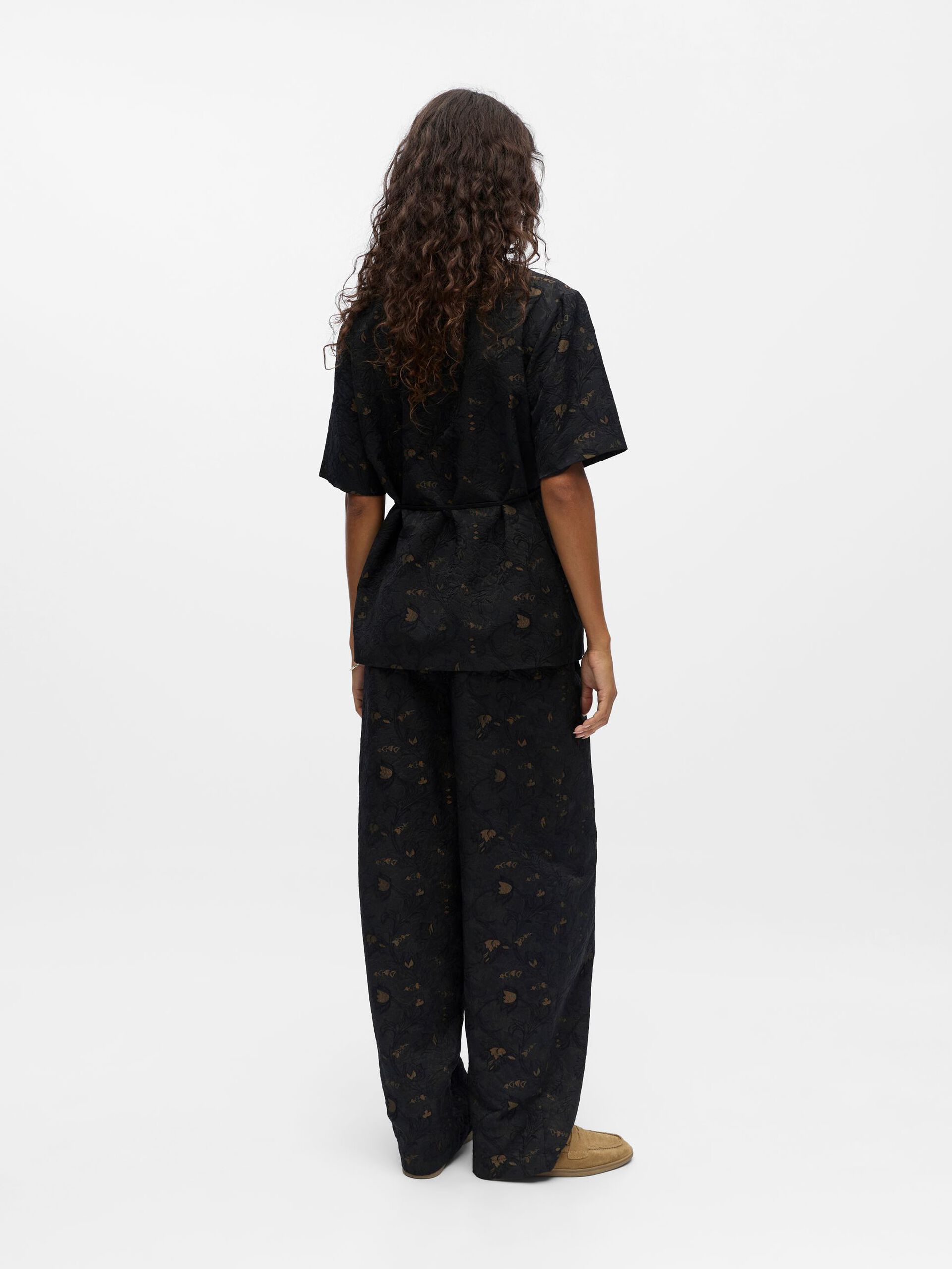Carousel image - BLUSA INCROCIATA, Black | 3