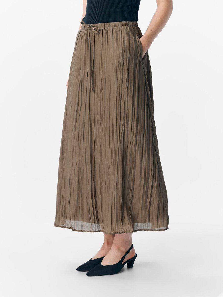 OBJECT PLEATED MIDI SKIRT, Morel, highres - 23046848_Morel_003.jpg
