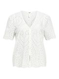 OBJECT BRODERIE ANGLAISE SKJORTE, Cloud Dancer, highres - 23046824_CloudDancer_001.jpg