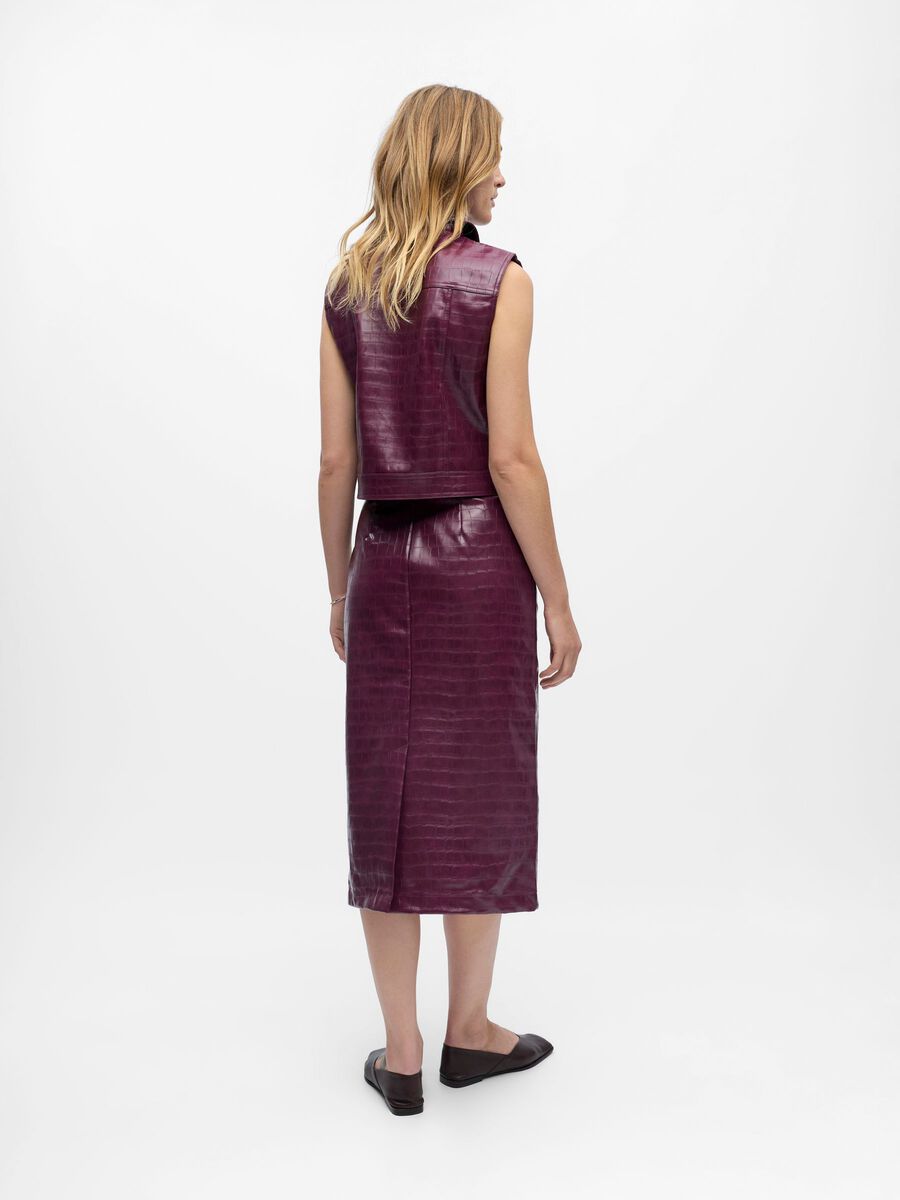 Product carousel image - GILET, Mauve Wine | 2