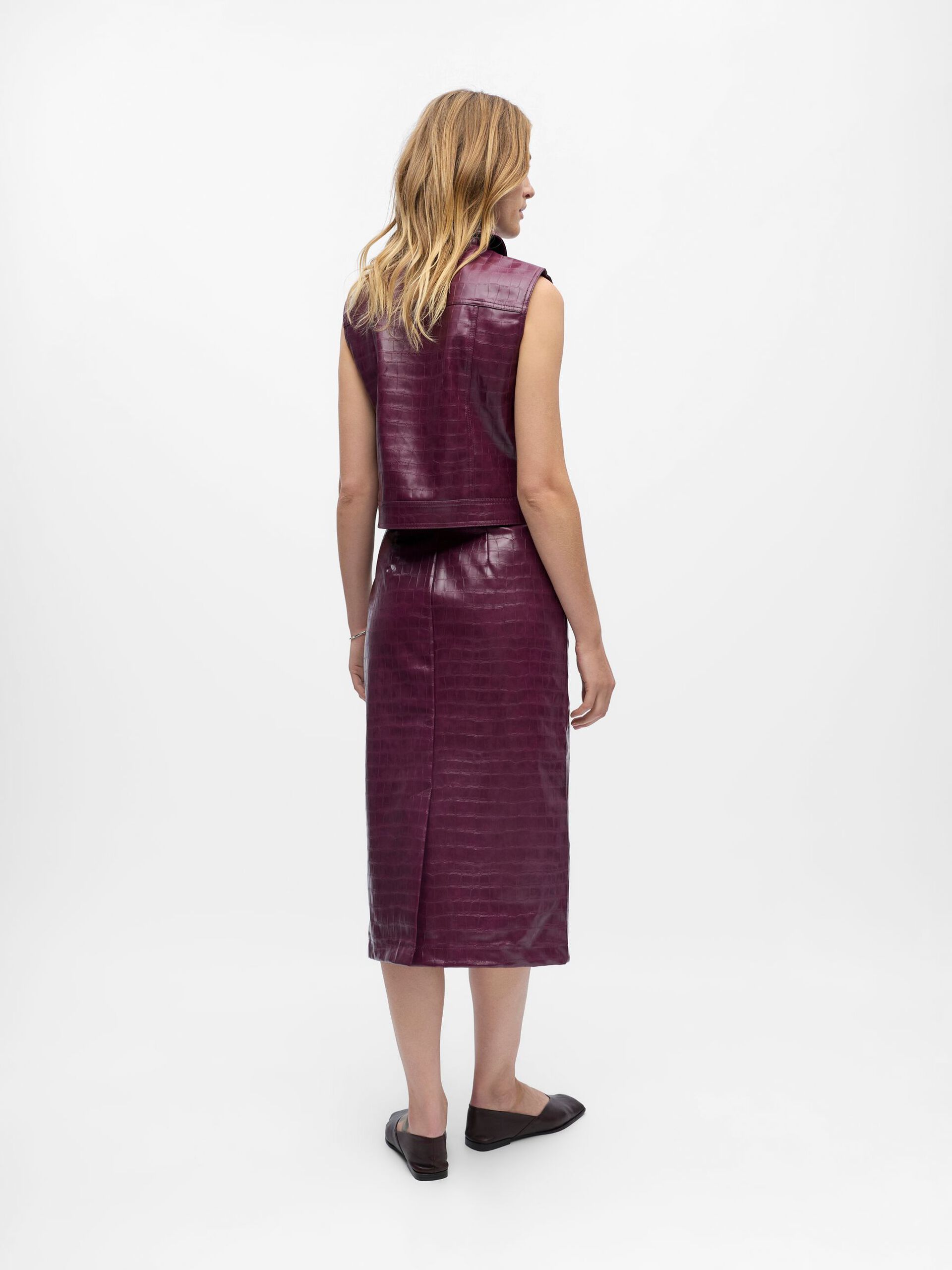 Carousel image - GILET, Mauve Wine | 3