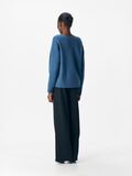Product image thumbnail - V-AUSSCHNITT STRICKPULLOVER, Dark Denim | 3