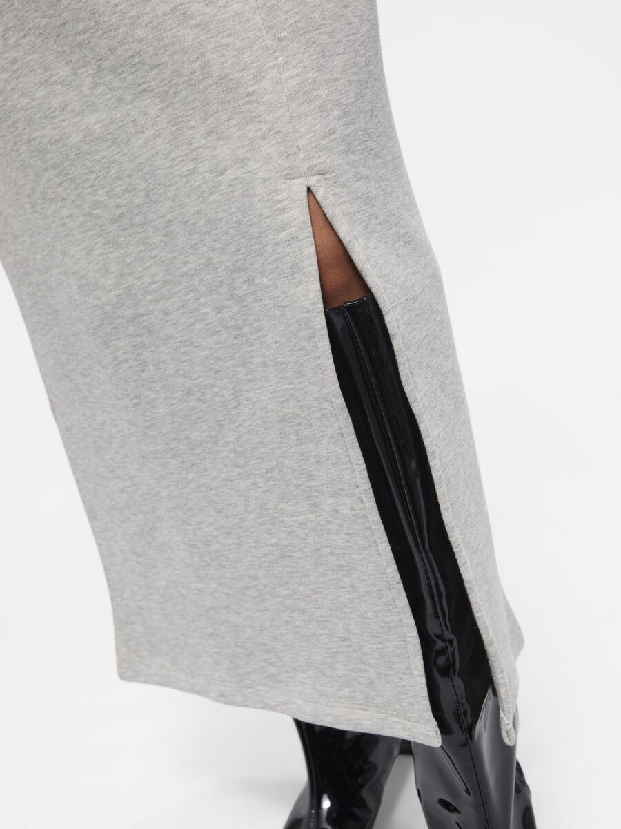 Carousel image - SWEAT SKIRT, Light Grey Melange | 4