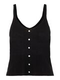 Object Collectors Item KNITTED STRAP TOP, Black, highres - 23035533_Black_001.jpg