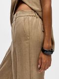Product image thumbnail - WIDE LEG TROUSERS, Tannin | 5