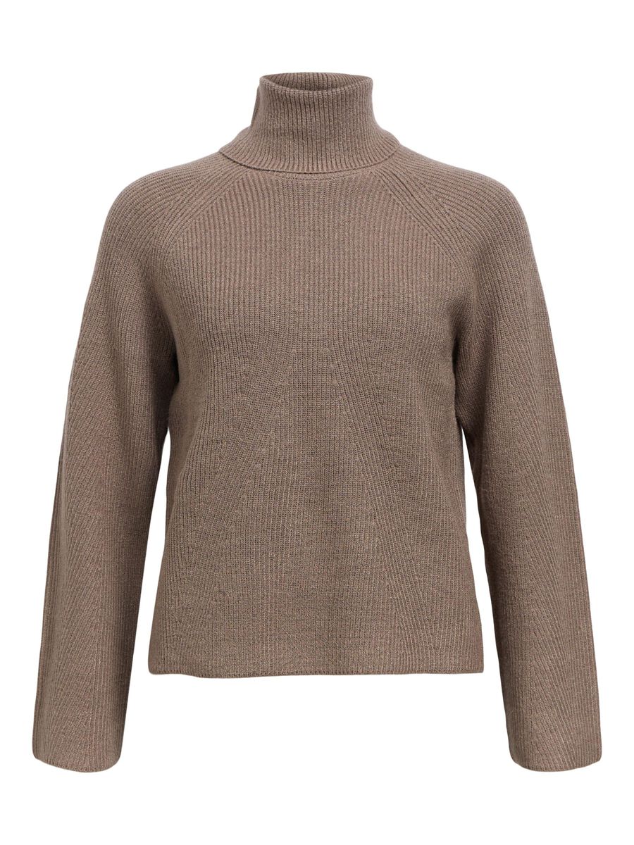 Carousel image - ROLL NECK PULLOVER, Morel | 1