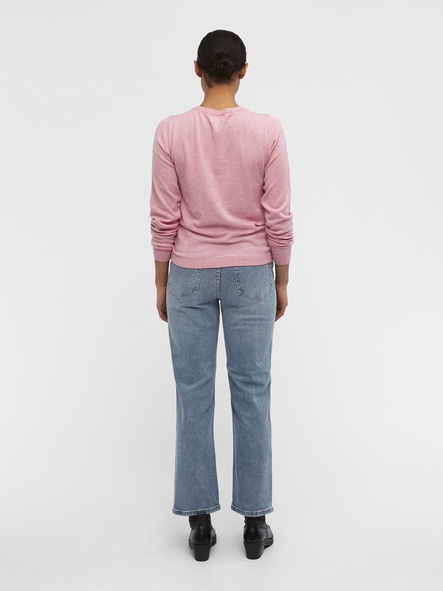 Carousel image - SWETER Z DZIANINY, Begonia Pink | 3