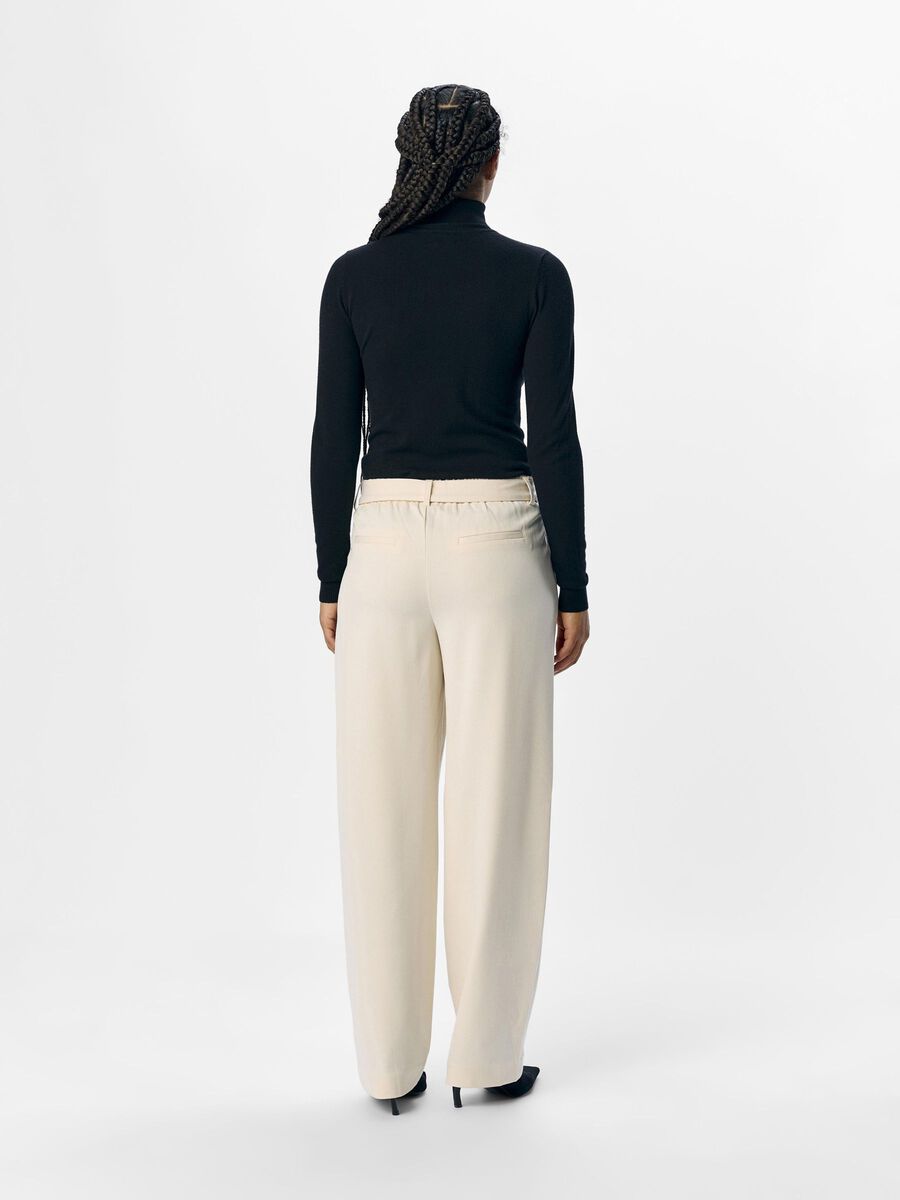 OBJECT TIE-FRONT STRAIGHT-LEG TROUSERS, Sandshell, highres - 23046298_Sandshell_004.jpg