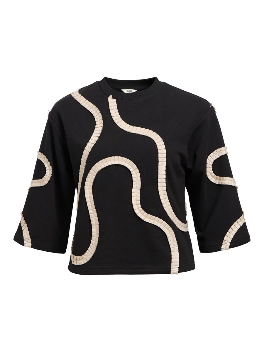 OBJECT DETALJERET PULLOVER, Black, highres - 23045694_Black_1179252_001.jpg