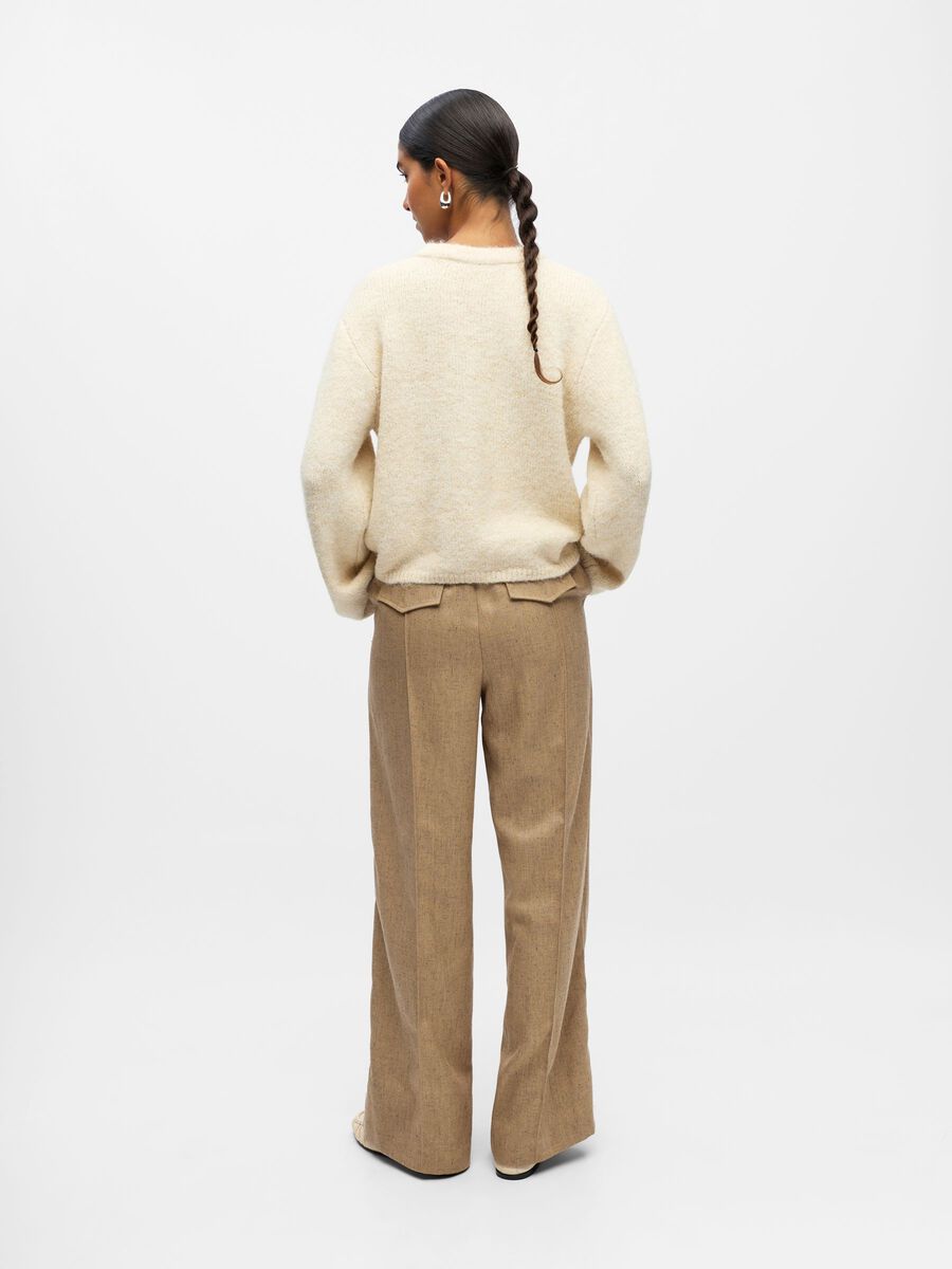 Product carousel image - KNITTED CARDIGAN, Sandshell | 2
