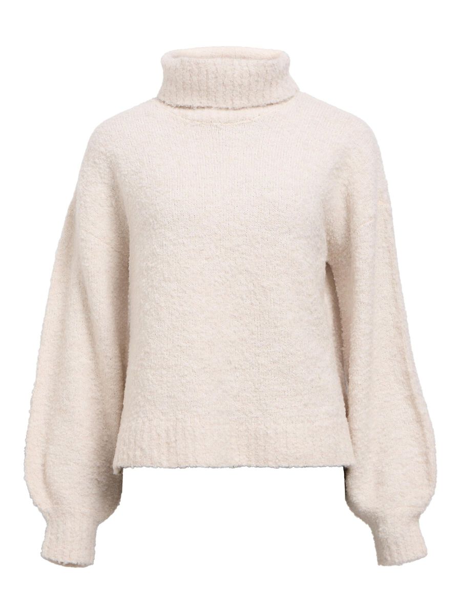 Product carousel image - COL MONTANT JUMPER, White Sand | 1
