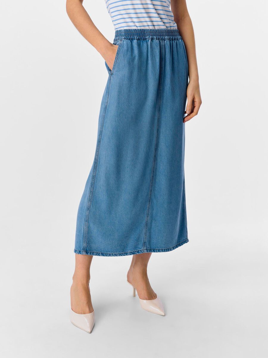 OBJECT EN DENIM JUPE LONGUE, Light Blue Denim, highres - 23045696_LightBlueDenim_003.jpg