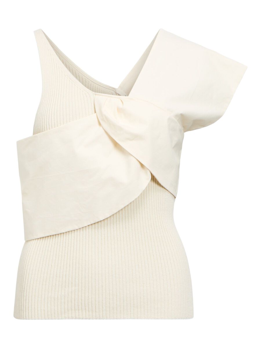 Carousel image - ASYMMETRIC ONE-SHOULDER TOP, Birch | 1