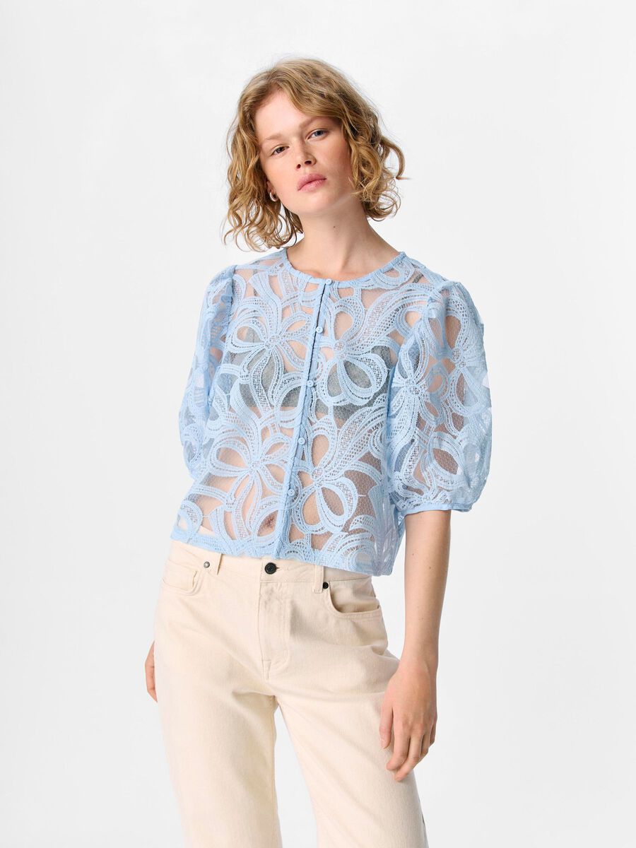Carousel image - LACE TOP, Kentucky Blue | 6