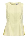 Product image thumbnail - PEPLUM TOP, Tender Yellow | 1