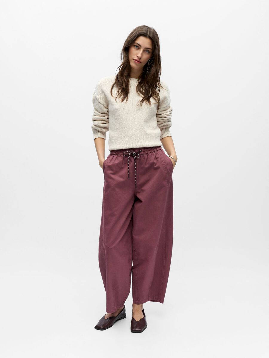 Carousel image - LOOSE TROUSERS, Rose Brown | 4