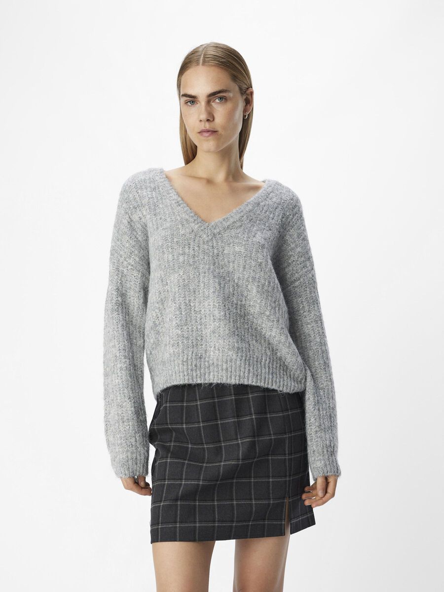 OBJECT JERSEY DE PUNTO, Light Grey Melange, highres - 23045921_LightGreyMelange_003.jpg