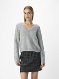 OBJECT V-AUSSCHNITT STRICKPULLOVER, Light Grey Melange, highres - 23045921_LightGreyMelange_003.jpg