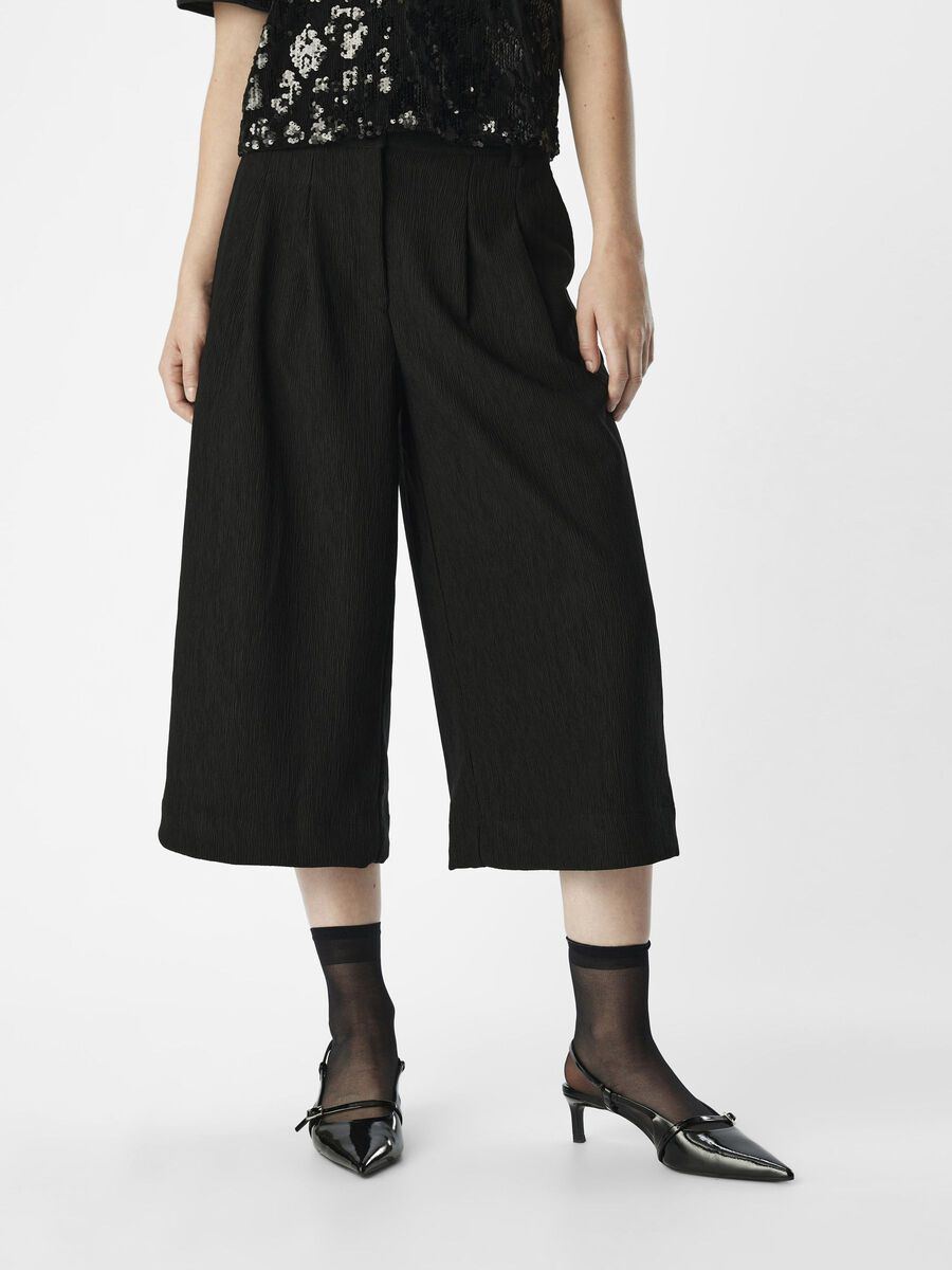 OBJECT PLEATED CULOTTES, Black, highres - 23046741_Black_003.jpg