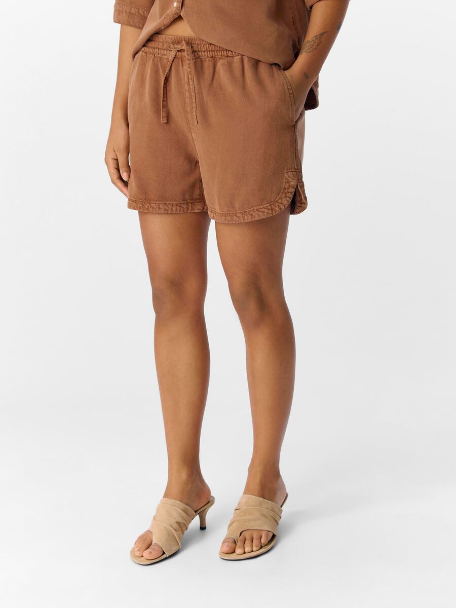 OBJECT RELAXED DENIM SHORTS, Rawhide, highres - 23046631_Rawhide_003.jpg
