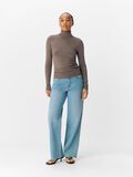 Product image thumbnail - OBJTHESS KNITTED PULLOVER, Morel | 4