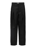 Product image thumbnail - PLEATED TROUSERS, Black | 1