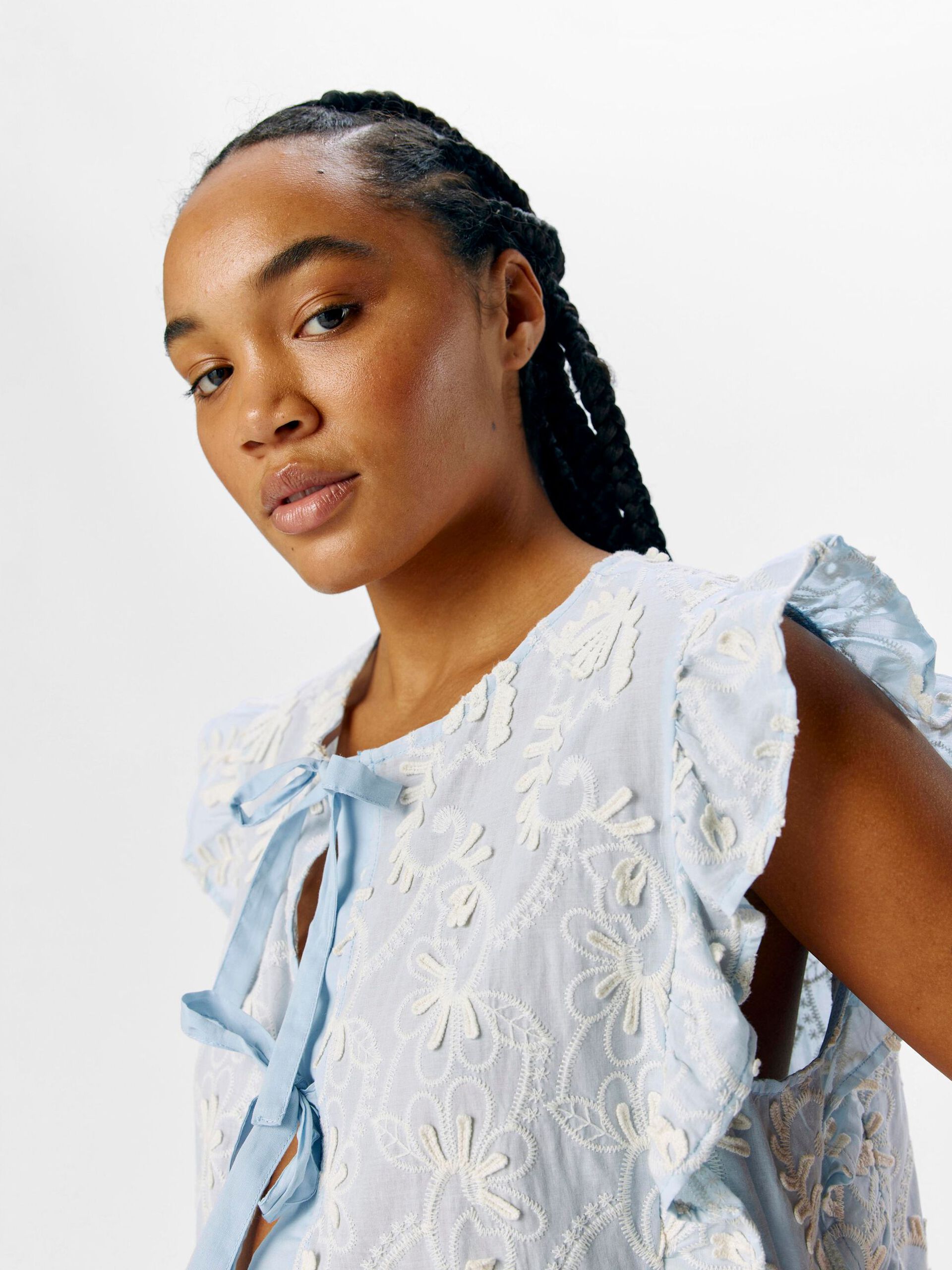 Carousel image - JACQUARD TOP, Kentucky Blue | 5