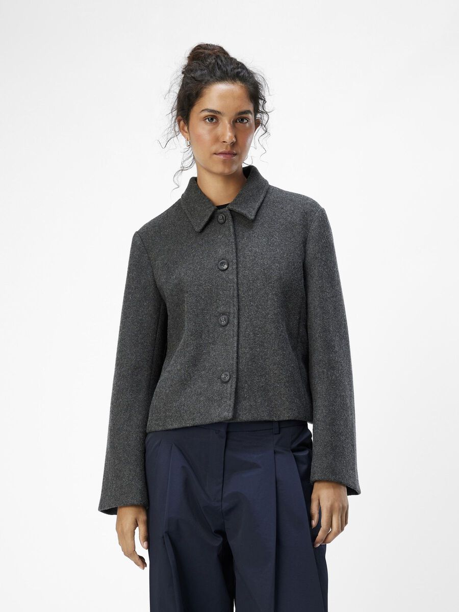 OBJECT SHORT JACKET, Dark Grey Melange, highres - 23045202_DarkGreyMelange_003.jpg