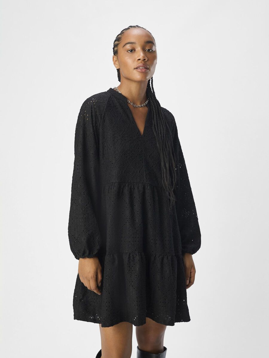 OBJECT OBJFEODORA MINI JURK, Black, highres - 23043500_Black_003.jpg