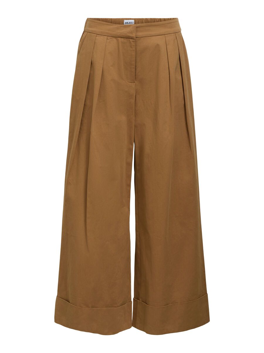 Product carousel image - PLISS&Eacute; PANTALON &Agrave; JAMBE AMPLE, Camel | 2